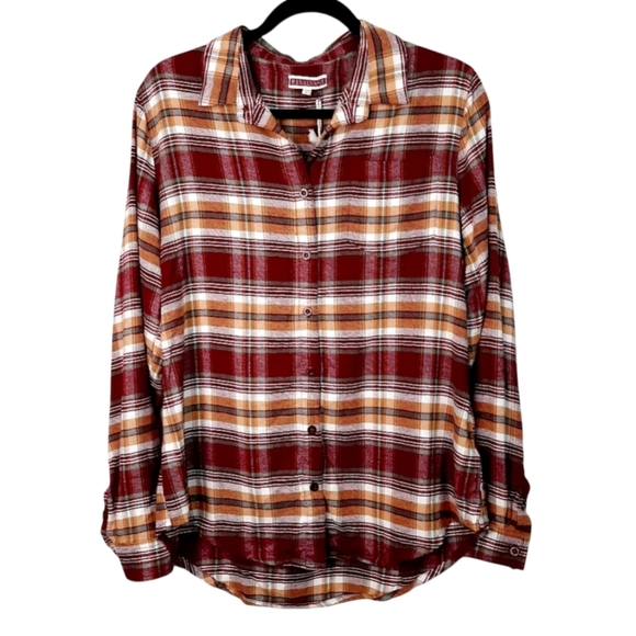 PJ Salvage Other - NWT PJ Salvage Plaid Long Sleeve Pajama Top